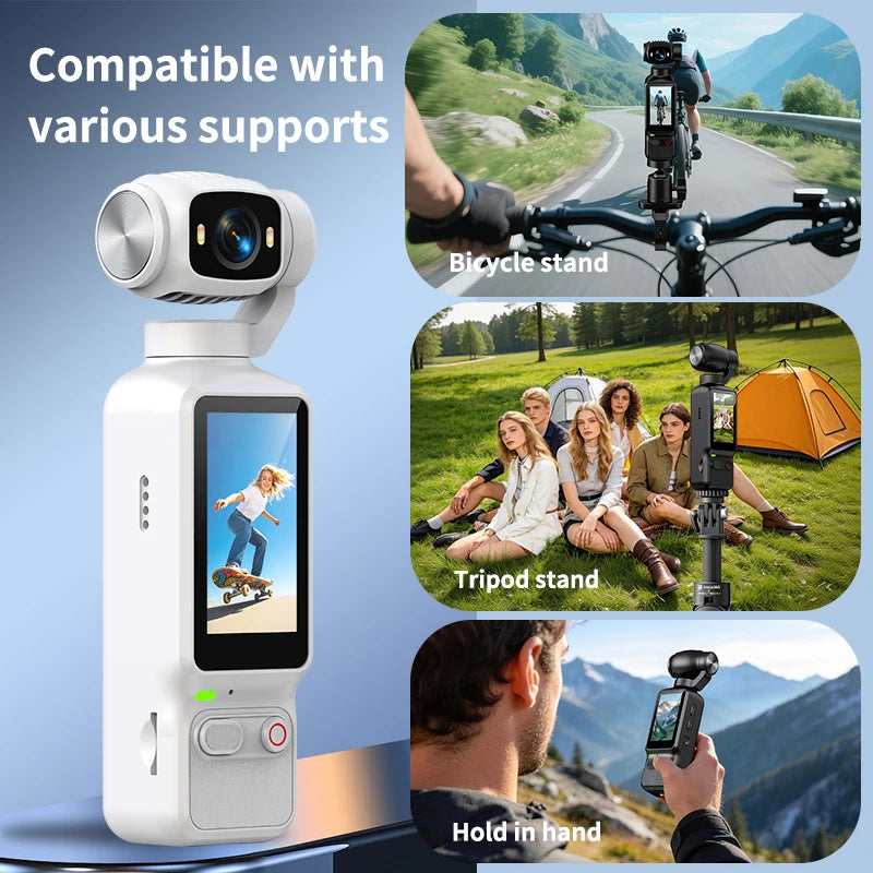 HD Vlogging Camera 180 Degree Rotatable for Vlog YouTube Video Recording Entry Portable Anti-Shake Action Camera for Gift