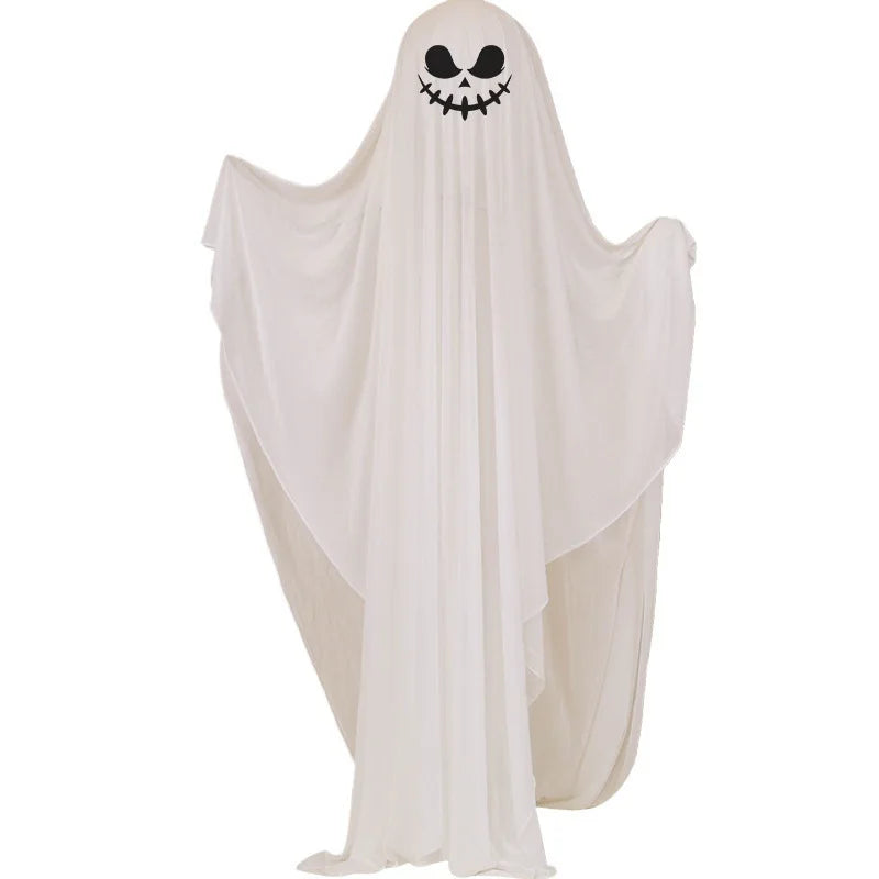 85/165CM Life-Size Scary Standing Ghost Glow-in-the-Dark Outdoor Halloween Decoration for Front Door Garden Haunted House