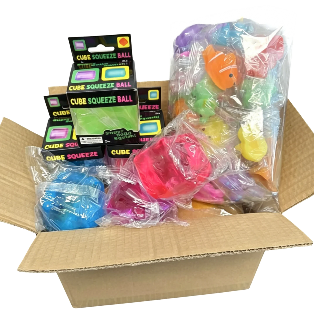 Random Sensory Fidget Stress Relief Squeeze Blind Box Soft Slow Rising Squishies Stretchy Pinch Ball Calming Anxiety Gift Desk Decor for Kids and Adults