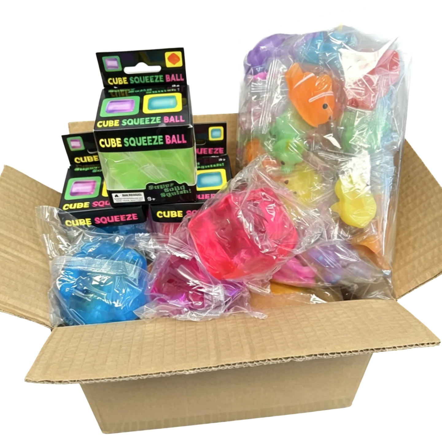 Random Sensory Fidget Stress Relief Squeeze Blind Box Soft Slow Rising Squishies Stretchy Pinch Ball Calming Anxiety Gift Desk Decor for Kids and Adults