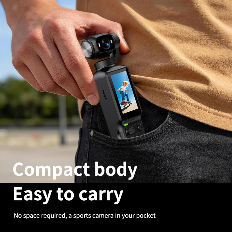 HD Vlogging Camera 180 Degree Rotatable for Vlog YouTube Video Recording Entry Portable Anti-Shake Action Camera for Gift