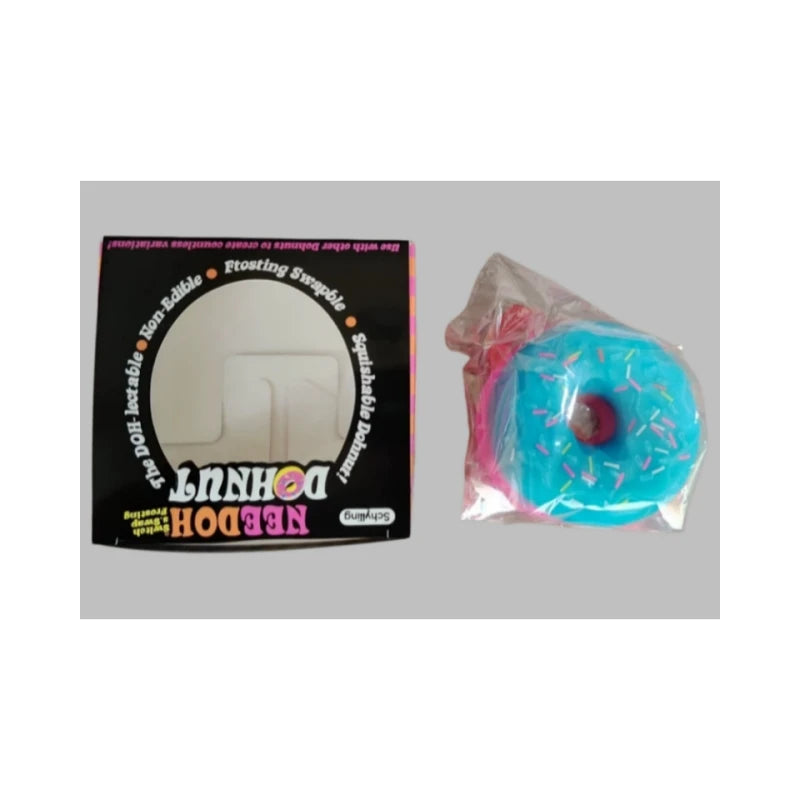 New Arrival Schylling NeeDoh Jelly Donut Squeeze Toy, Stress Relief Squishy Toy with Slow Rebound, Perfect Gift