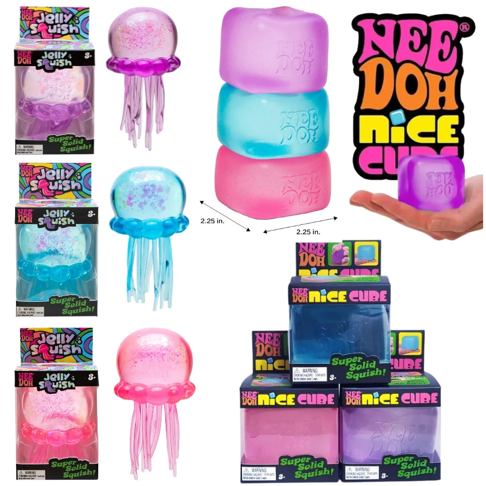 100+ Pieces Assorted Surprise Blind Box Slow Rebound Squeeze Fidget Toy  Stress Relief Sensory Play Birthday Party Surprise Gift