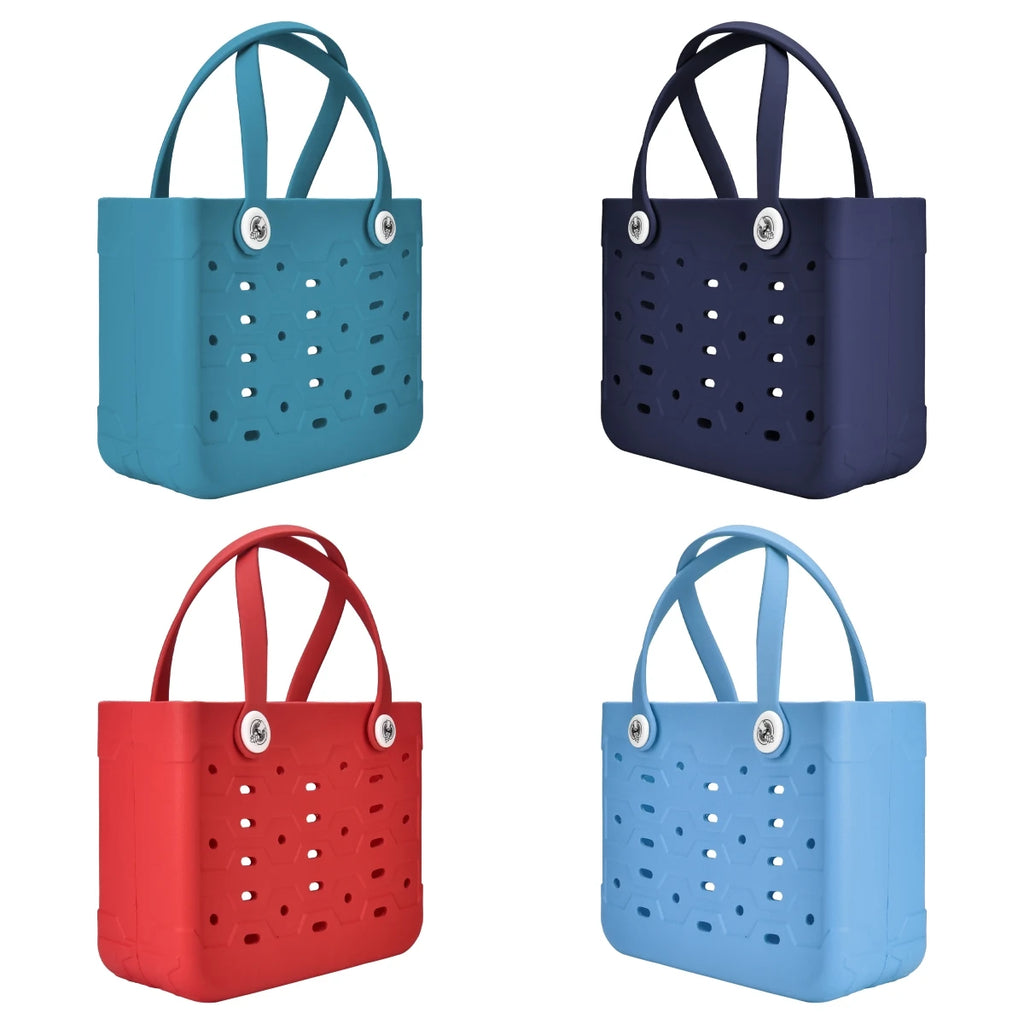 Oversized Large Capacity Beach Bag EVA Rubber Travel Picnic Storage Women's Shopping Handbag Children's Swimming Bag